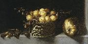 Juan van der Hamen y Leon Still life with fruit and vegetables oil painting reproduction